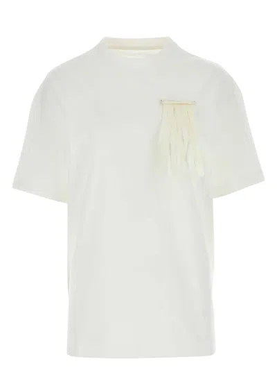 Jil Sander Women's White Cotton T-shirt