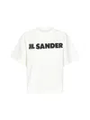 Jil Sander Relaxed-fit Cotton T-shirt With Bold Logo In White