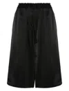 Jil Sander Drawstring-fastening Shorts In Black