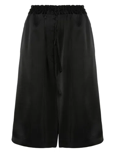 JIL SANDER WOMEN'S WIDE LEG BERMUDA SHORTS