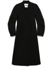 Jil Sander Woman`s Coat 53 In Black