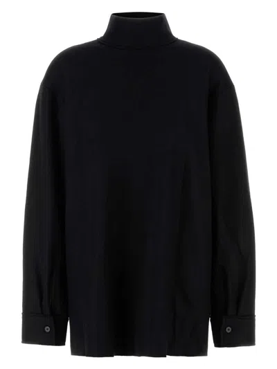JIL SANDER WOMEN'S WOOL BLEND BLOUSE TOP