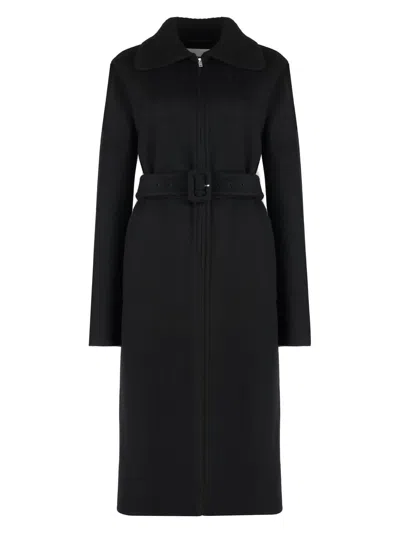 JIL SANDER WOMEN'S WOOL BLEND COAT