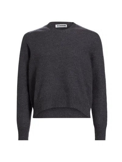 Jil Sander Women's Wool Crewneck Sweater In Gray