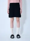 Jil Sander Women Wool Mini Skirt In Black