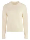 Jil Sander Women's Wool Pullover Sweater In Ivory