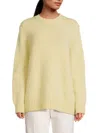 Jil Sander Pastel Yellow Cashmere Blend Sweater In Pistachio