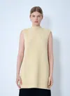 Jil Sander Women Wool Tunic Top In Yellow