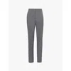 Jil Sander Gray Wool Trousers In Volcanic Glass