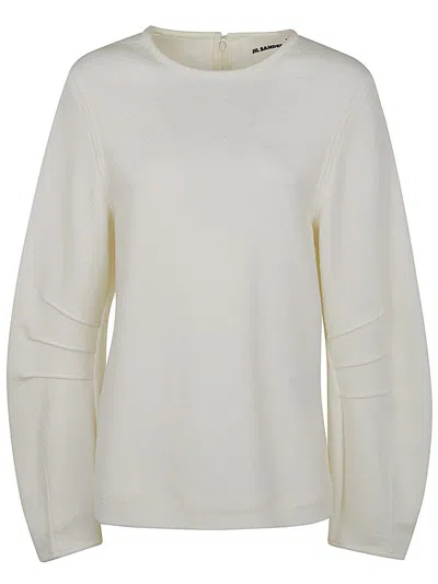 Jil Sander Women's Woman`s Top Cn Ls In White