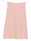 Jil Sander Wool A-line Skirt In Pink