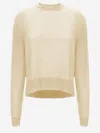 Jil Sander Wool And Cashmere Blend Sweater In Yellow