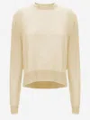 Jil Sander Wool And Cashmere Blend Sweater In Yellow