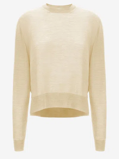 JIL SANDER JIL SANDER WOOL AND CASHMERE BLEND SWEATER
