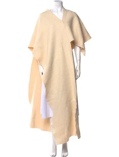 Pre-owned Jil Sander Wool Asymmetrical Sweater In Neutral