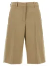 Jil Sander Bermuda Shorts In Wool
