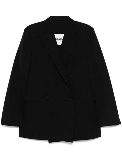 Jil Sander Wool Blazer In Black