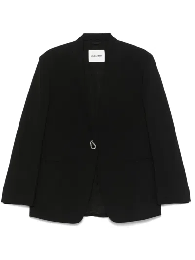 Jil Sander Wool Blazer In Black