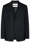 Jil Sander Notched Pocket Blazer In Black
