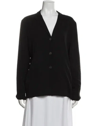 Pre-owned Jil Sander Wool Blazer In Black