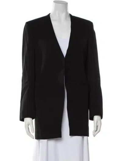 Pre-owned Jil Sander Wool Blazer In Black