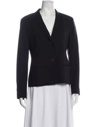 Pre-owned Jil Sander Wool Blazer In Black