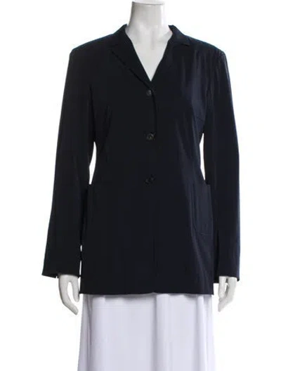 Pre-owned Jil Sander Wool Blazer In Blue