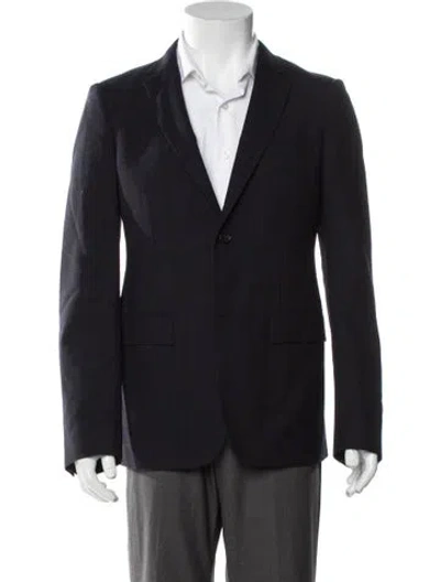 Pre-owned Jil Sander Wool Blazer In Blue