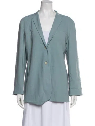 Pre-owned Jil Sander Wool Blazer In Blue