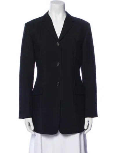 Pre-owned Jil Sander Wool Blazer In Blue