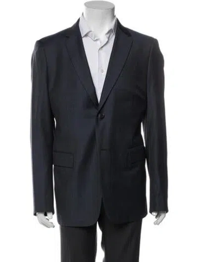 Pre-owned Jil Sander Wool Blazer In Blue