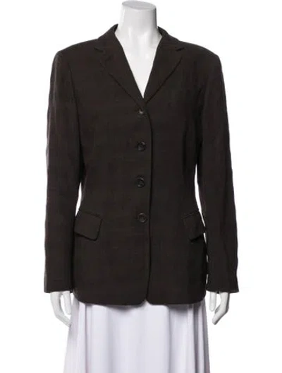 Pre-owned Jil Sander Wool Blazer In Brown