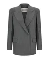 Jil Sander Wool Blazer Blazers Gray In Gray