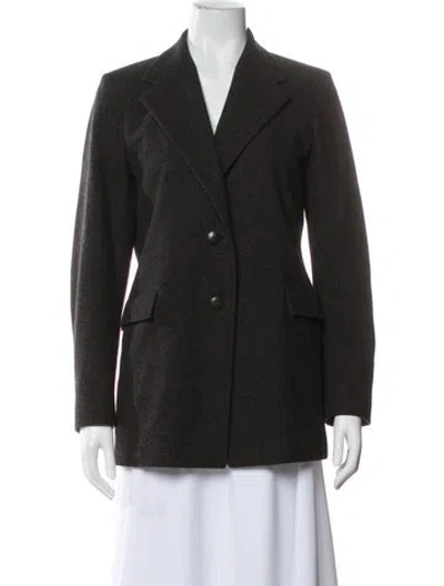 Pre-owned Jil Sander Wool Blazer In Gray