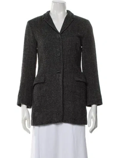 Pre-owned Jil Sander Wool Blazer In Gray