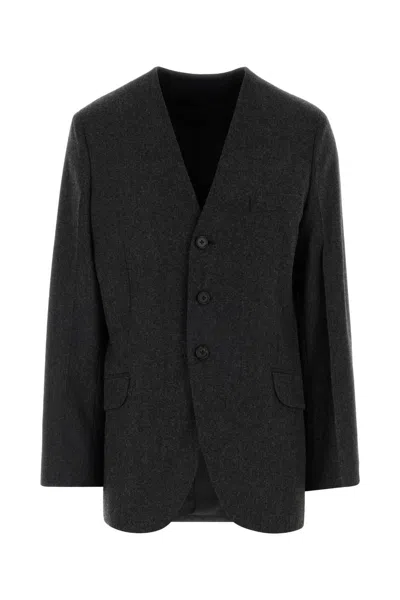 Jil Sander Wool Blazer In Grey