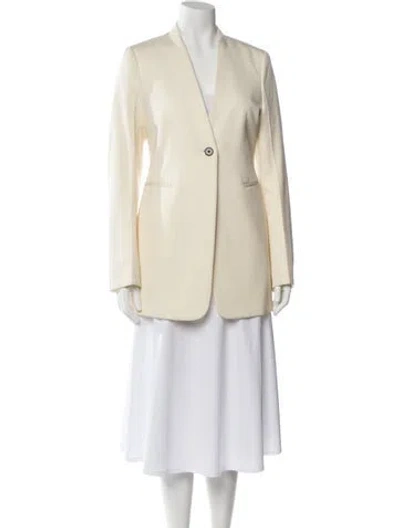 Pre-owned Jil Sander Wool Blazer In Neutral
