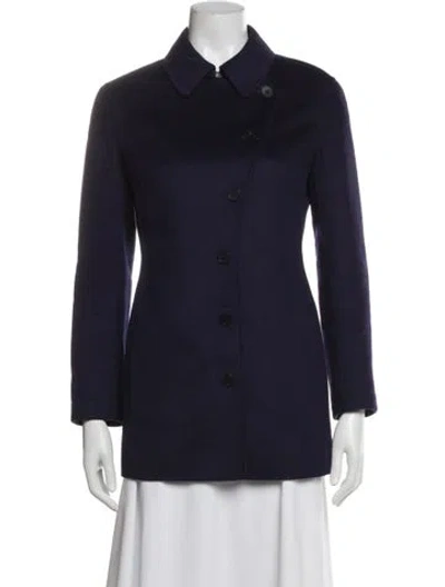 Pre-owned Jil Sander Wool Blazer In Purple