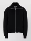 Jil Sander Wool Blend Bomber Jacket With High Collar