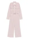 Jil Sander Women Wool Blend Jumpsuit In Pink