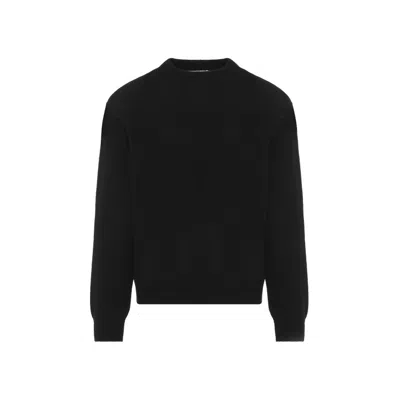 Jil Sander Wool-blend Pullover In  Black