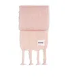 Jil Sander Wool Blend Scarf In Pink