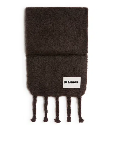 JIL SANDER WOOL BLEND SCARF