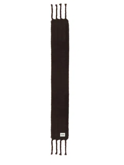 JIL SANDER JIL SANDER WOOL BLEND SCARF