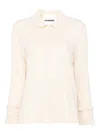 Jil Sander Wool-blend Shirt In Neutral