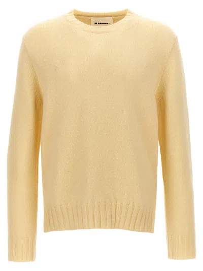 Jil Sander Wool Blend Sweater In Yellow