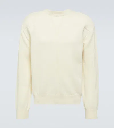 Jil Sander Wool-blend Sweater In White