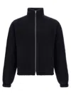 Jil Sander Wool Blend Sweatshirt In Blue