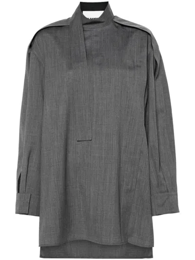 JIL SANDER WOOL BLOUSE