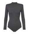 Jil Sander Wool Bodysuit In Blue